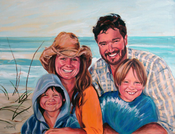 Family Portrait - Pastel