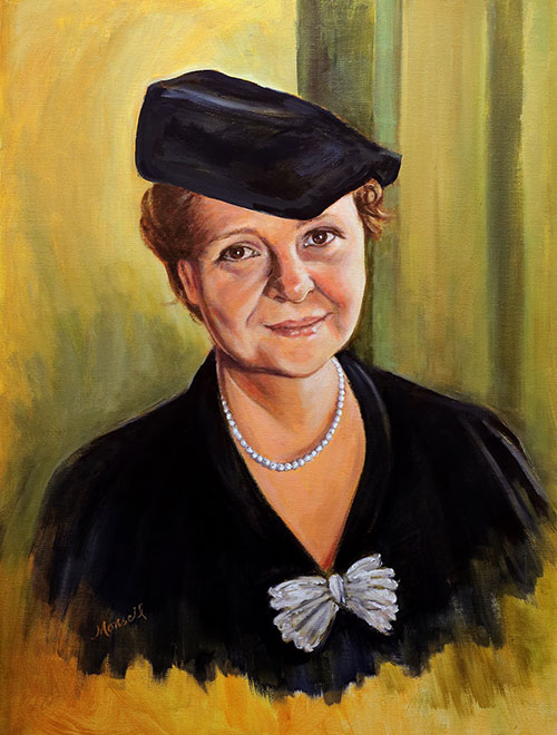 Frances Perkins Portraiture - Oil Portrait