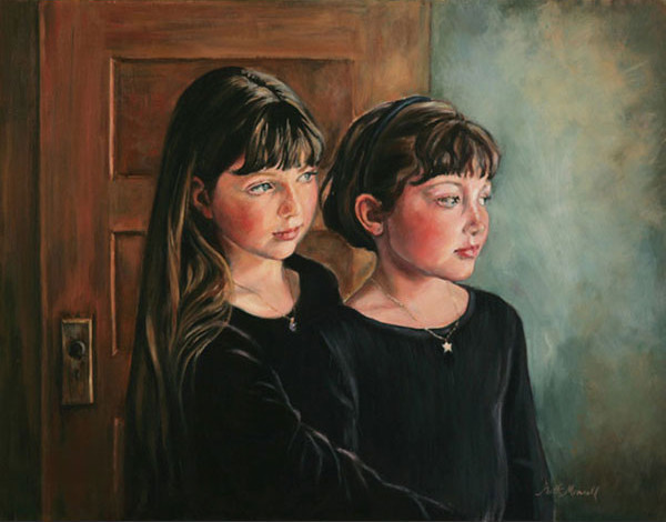 On the Threshold - Oil on Linen